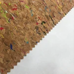 Natural Cork Leather Fabric Ready Goods Supplying Eco-friendly Bag Shoe Sofa Furniture Umbrella Clothes Material