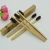 Import Natural Environmental Protection Handmade Bamboo Handle Black Soft Hair Bamboo Charcoal Adult Household Toothbrush from China