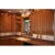 Import natural material with oak color solid wood board  kitchen furniture from China