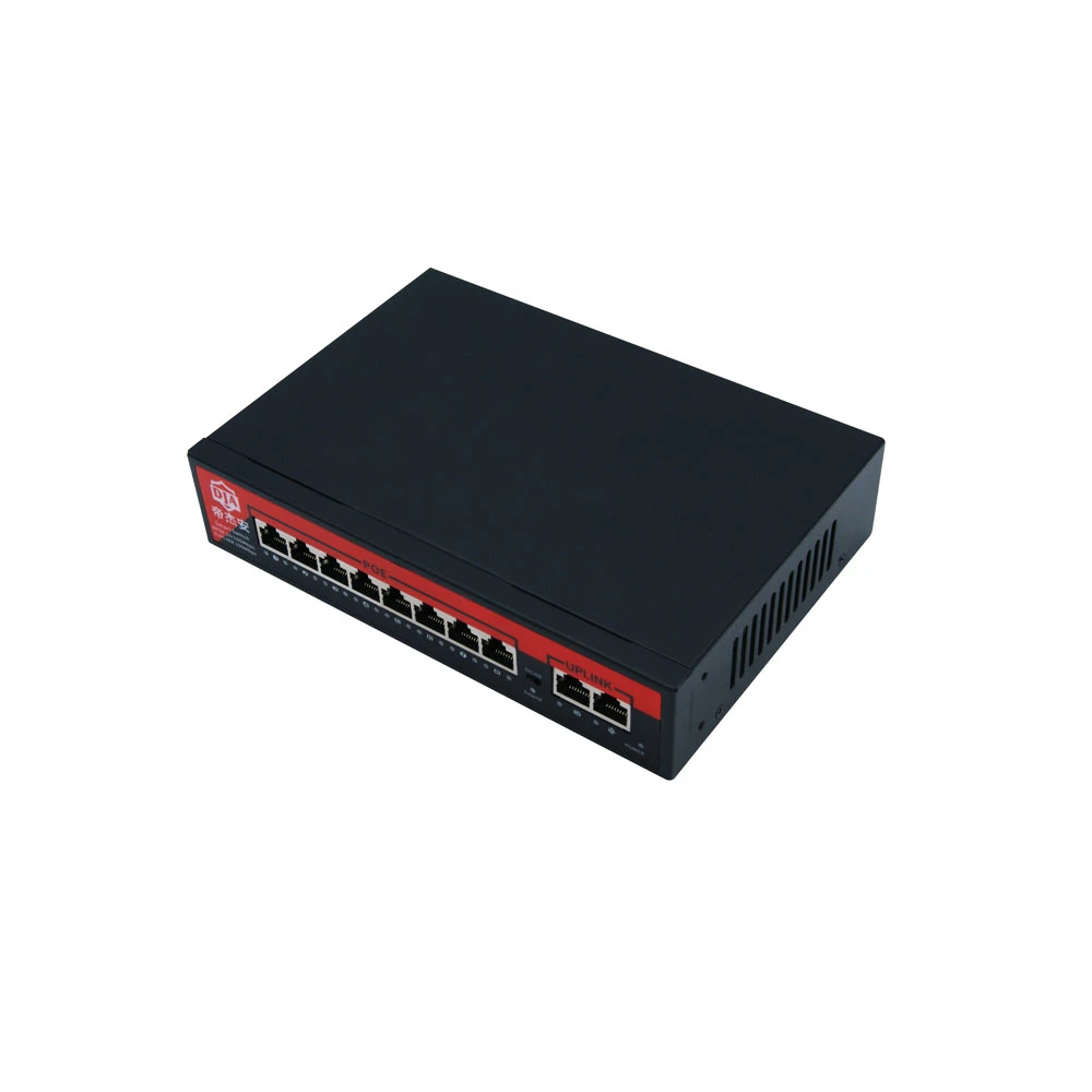 New  8 port network 48V active poe switch for Hikviision daahua IP cameras