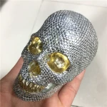 New arrival creative folk crafts handmade sequin skulls modelfor home decoration