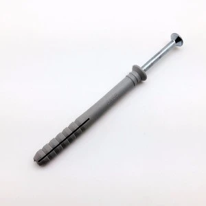 New Arrival Fasteners 8*80mm Nylon Hammer Drive Anchor