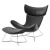 Import New arrival modern simple Stainless steel leg rest leather lounge chair from China
