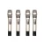 Import New arrival! WM Series UHF Wireless Professional 4 Channel Karaoke Microphone 4 Handheld Mics from China
