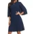 Import New arrival women long  bell sleeve latest design plain chiffon casual dress from China