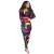 Import New Arrivals Fashion Colorful Print Wrap Skirt Suit Two-piece Long Sleeves Casual Dresses Plus Size Women Club Dress from China