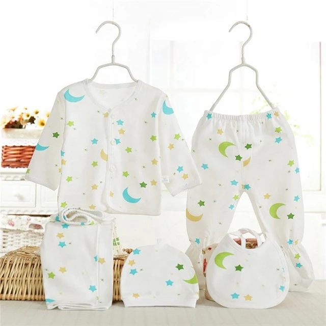 New Born Baby Clothes Gift Set 100% Cotton Infants Bodysuits 0-3m