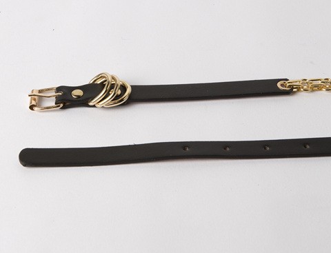 New coming design hot sale simple classic pure color black PU leather women belt