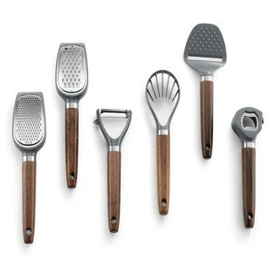 New created kitchen nylon tools gadgets set with black walnut handle