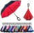 Import New Creative Custom Printing Hook C Handle Reverse Umbrella Self-standing Double Layer Magic Windproof Car Inverted from China