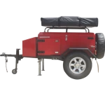 New design 4x4 mini car trailer for camping with roof top tent