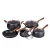 Import New Design 6.0 QT Marble Coating Wooden Handle Aluminum Casserole Dutch oven big cooking pot With Steamer from China