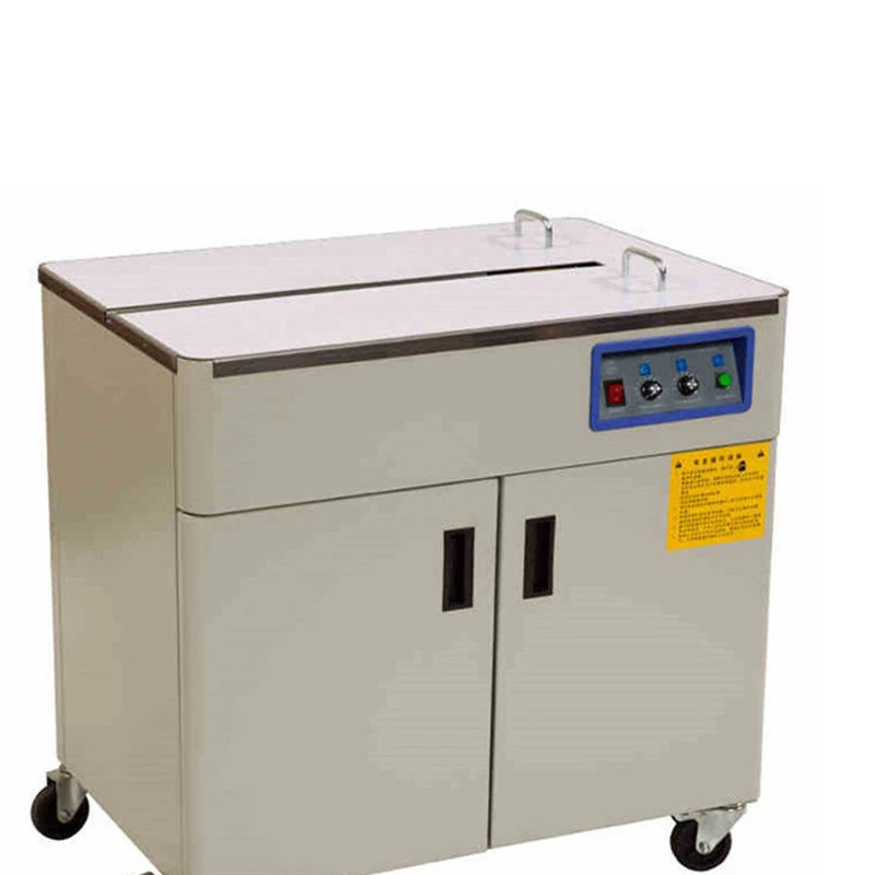 New Design Carton Electric Semi-auto Strapping Machine Wrapping Machine Machinery &amp; Hardware Food &amp; Beverage Factory Paper Wood