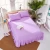 Import New design Fashion Bed sheet King Size mattress cover Many color Mattress Protector Pure Color Mattress Skirt from China