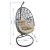 Import New design Patio Wicker outdoor indoor furniture Hanging Egg Chair rattan Swing chair from China
