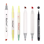 New Design Permanent Art Paint Marker Washable Colored DIY Textile Fabric Highlight Paint Marker Pen Set