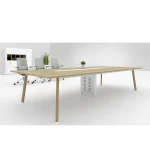 New design U shape people seats wooden office furniture legs meeting desk conference executive table