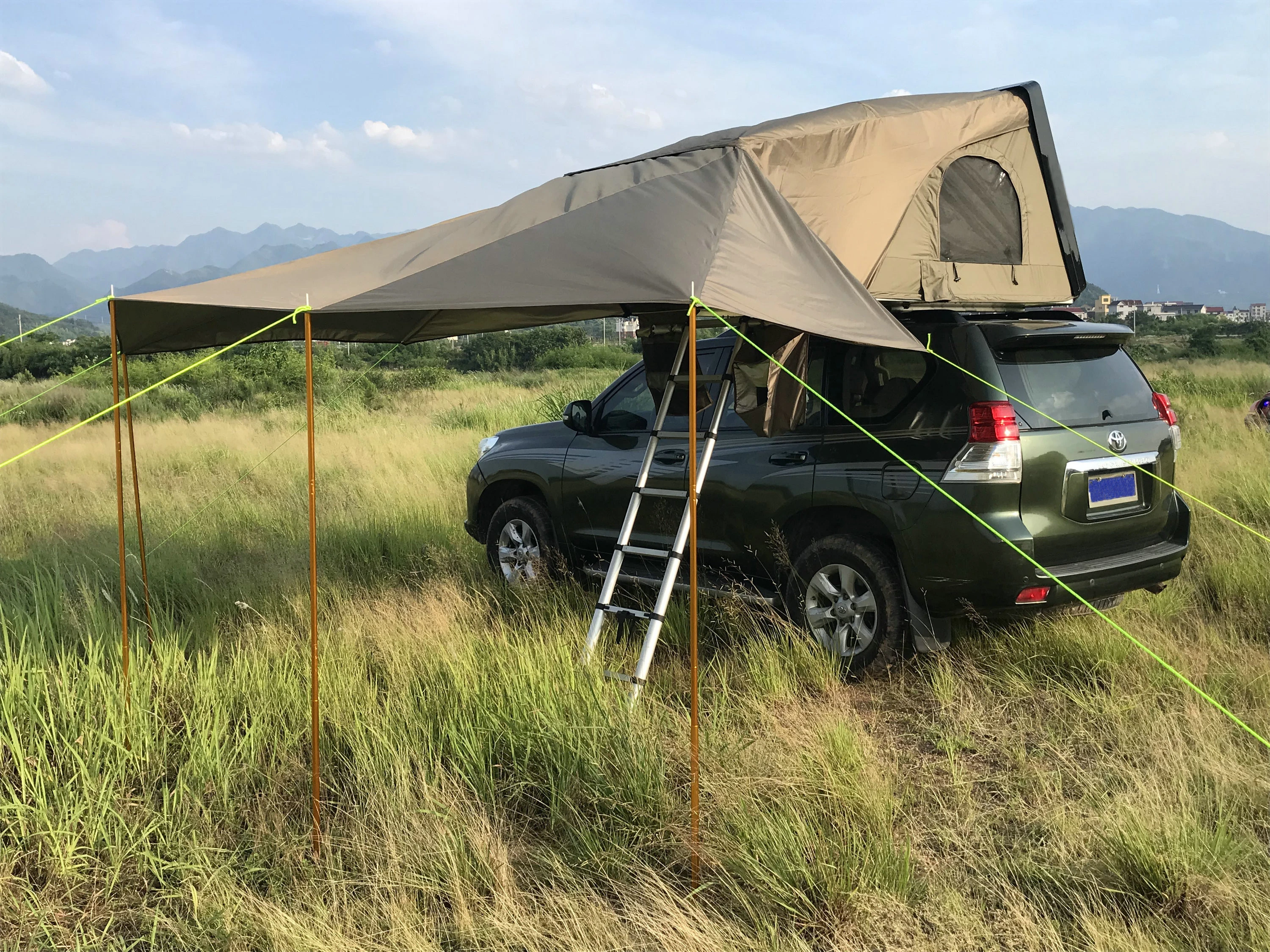 new design waterproof car roof tent side awning for JWL-002