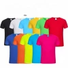 New design Wholesale custom logo 100% polyester quick dry body fit O-neck collar sports running gym dry-fit mens t-shirt