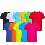 New design Wholesale custom logo 100% polyester quick dry body fit O-neck collar sports running gym dry-fit mens t-shirt