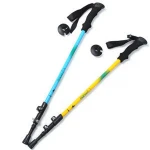 New EVA form handle Folding Alpenstock  Aluminum Alloy Collapsible Trekking Pole walking stick for Hiking Walking climbing