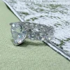 New Fashion Jewelry Womens Luxury pt950 Gold Full Diamond Love Diamond 925 Sterling Silver Ring