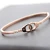 Import New fashion with diamond ladies titanium steel bracelet creative handcuffs stainless steel bracelet  wholesale from China