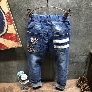 New Pattern Fashion Children Long Jeans Pants For Boys Kids Made In China