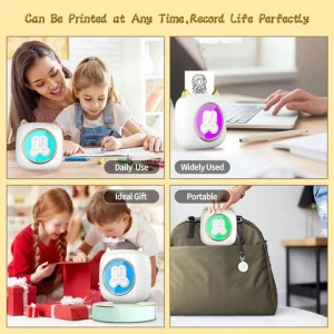 new product ideas 2024 C23 mini inkless printer Portable Learning Kids Student Label Thermal printer smart Photo pocket printer