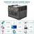 Import New product ideas300 wh electricity portable power station storage power bank solar generator power supply with led light from China
