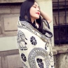 New product lady printing cotton linen sunscreen shawl turkey scarf