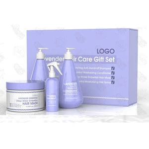 New Product Lavender Essence Hair Care Gift Set Private Label