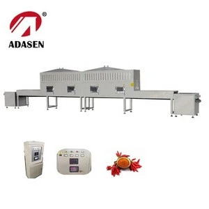 New products microwave drying and sterilizing machine for chilli powder