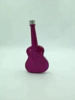 New Style 4OZ Stainless Steel Guitar Shape Spray Painting Hip Flask