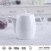 New Style Elegant Fine Bone China Porcelain Dinnerware Custom Logo Porcelain Coffee Tea Pot