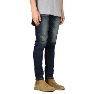 New Style Fashion Solid Casual Skinny Man Jean Factory Custom Minimalist Mens Jeans homme