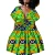 Import New Style Kente Wax African Kitenge Dress Designs, Women Ethnic Clothing African Dashiki Dress with DIY belt Women Sexy Apparel from China