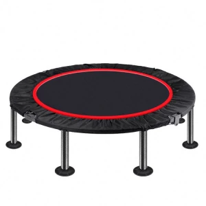 New Style Outdoor Trampoline New factory workout gym home foldable mini trampoline fitness rebounder with adjustable foam handle