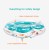 Import Newborn soft inflatable neck ring thick double balloon baby collar baby swimming ring from China
