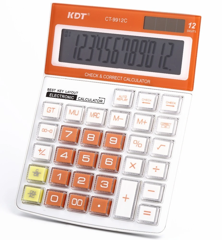 newest 12 digit check and correct calculator for sale