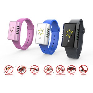 Newest design Mosquito Repellent Bracelet with Adjustable Frequency Ultrasonic &amp; Essential Oil