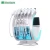 Import Newest Hydra 2020 Skin Care 7 in 1 Portable Intelligent Ice Blue RF Oxygen Jet Water Peeling Facial Machine With Skin Analysis from China