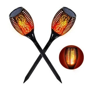 Newish China 12 MIni Bulbs IP65 Cheap Price Patio Fence Waterfpoof Outdoor Spike Flame Decorative Led Solar Powered Garden Light
