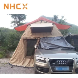 NHCX Outdoor Foldable Car Tents Annex Camping Car Roof Top Tent with Annex