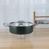 Nonstick cookware food warm cooking 24cm hot pot stainless steel soup pot