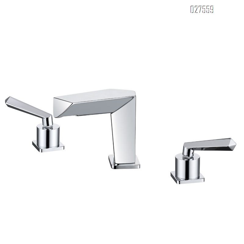 North-Europe style Bathroom Accessories brass Mixer Tap Double Handle Basin Faucet