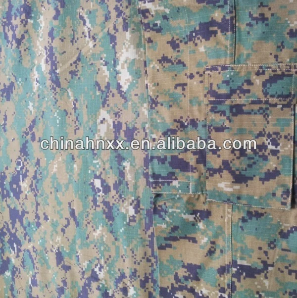 Nylon 50%/Cotton 50% military camouflage fabric