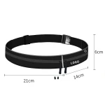 nylon waterproof waist bag unisex for mobile phone yellow black pink fashion waist running belt bag