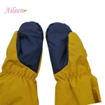 OEKO-TEX BSCI PU coated mittens outdoor winter warm ski gloves