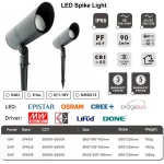 OEM 15W Outdoor Waterproof Landscape Led Garden Lights IP65 Aluminum Housing Lawn Spike Light